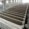 Electrowinning Polymer Concrete Cell with Anode Plates